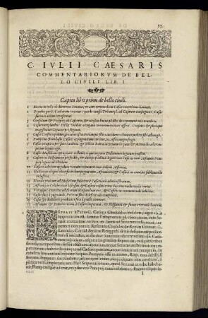 C. Cæsaris de bello ciuili Pompeiano Commentarij III.