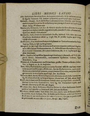 Libri Medici Latini.