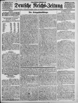 Deutsche Reichs-Zeitung. 1871-1934