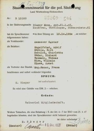 Rieger, Emma