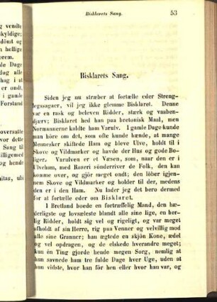 Bisklarets Sang.
