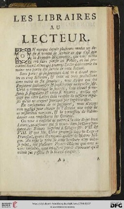 Les libraires au lecteur