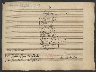 Sinfonien; orch; C-Dur