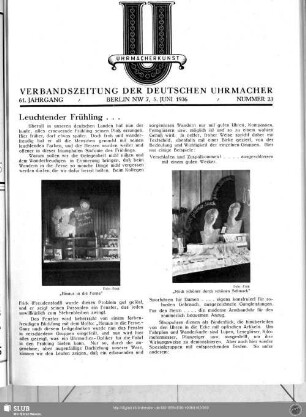 Leuchtender Frühling . . .