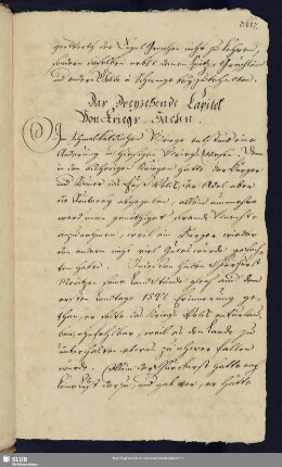 13. Capitel. von Kriegs-Sachen.
