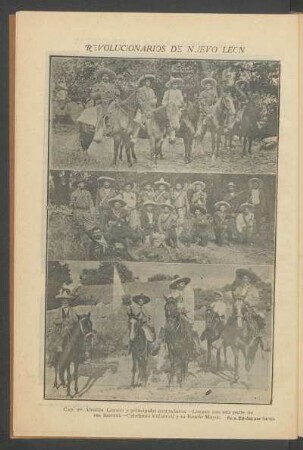 Revolucionarios de Nuevo León - [Fotografías]