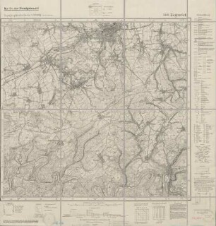 5335 Ziegenrück, Topographische Karte 1:25000 (4cm - Karte)