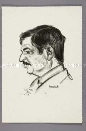 Bildnis des französischen Politikers Pierre Laval