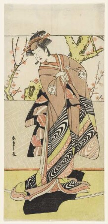 Schauspieler Iwai Hanshirō IV in einer Frauenrolle