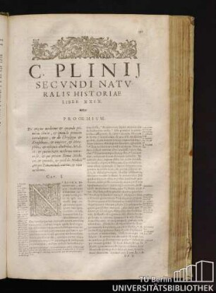 C. Plinij Secvndi Natvralis Historiae Liber XXIX.