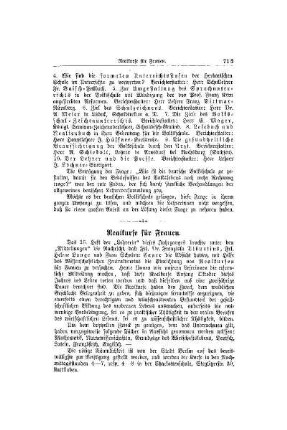 Realkurse für Frauen