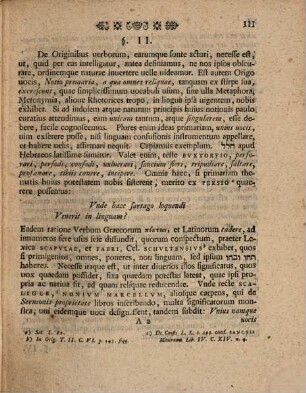 Exercitationis acad. de vero originum Hebraearum fonte et utilitate sectio ..., I