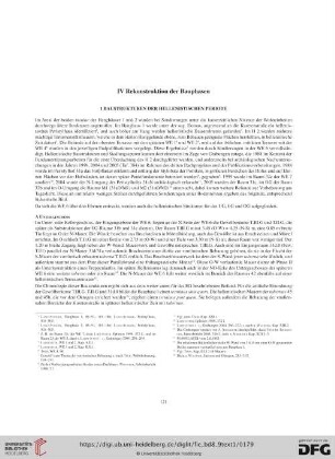 IV. Rekonstruktion der Bauphasen