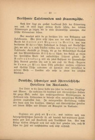 Deutsche, schweizer und österreichische Hoteliers im Auslande