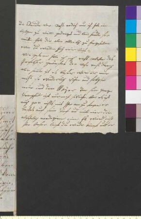 Brief von Vulpius (Goethe), Christiane an Goethe, Johann Wolfgang von