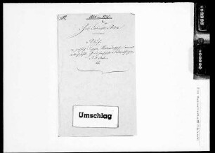Ankauf der gräflich Fugger-Nordendorf'schen vormals ritterschaftlichen Grundherrschaft Niederalfingen, Oberamt Aalen (1831-1845)