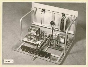 10-kW-UKW-Rundfunksender Typ Nr. G 506, Schrank 5 Netzgerät Rückseite, Foto 1954