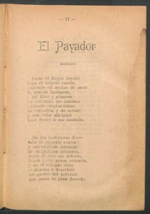 El payador