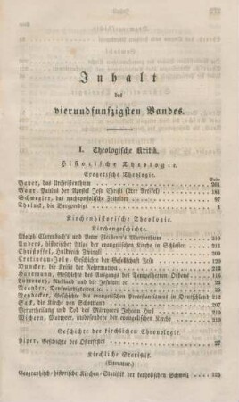 271-274 Inhaltsverzeichnis