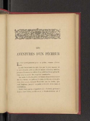 Les aventures d'un pêcheur