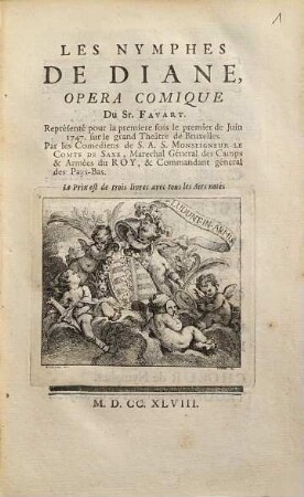 Les Nymphes De Diane : Opera-Comique