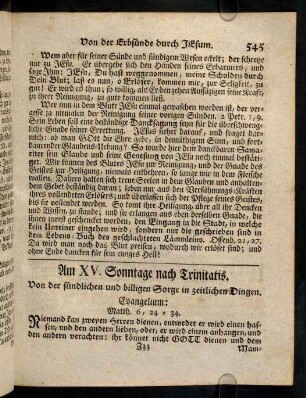 545-547, Evangelium; Eingang