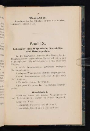Saal IX.