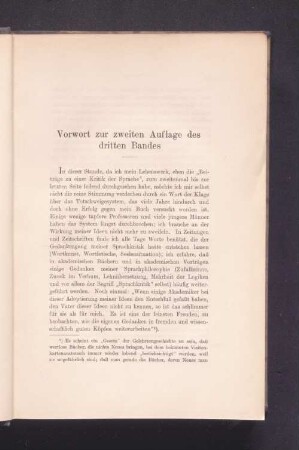 Vorwort zur zweiten Auflage des dritten Bandes
