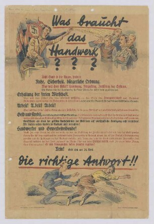 "Was braucht das Handwerk???"