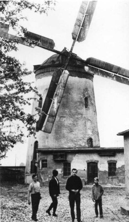 Sornzig-Ablaß-Querbitzsch. Hesselmühle, Turmholländer, Repro