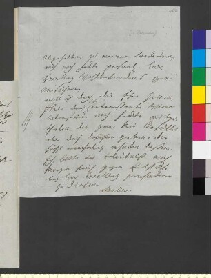 Brief von Müller, Friedrich Theodor Adam Heinrich von an Goethe, Johann Wolfgang von