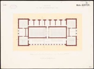 Kunsthalle, Hamburg: Grundriss Hauptgeschoss