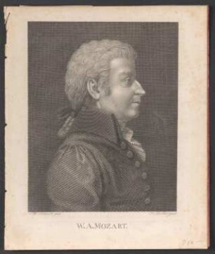 Porträt Wolfgang Amadeus Mozart (1756-1791)