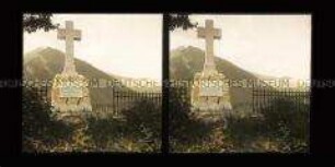 Denkmal bei Bezzecca für die in der Schlacht am 21. Juli 1866 gefallenen Garibaldiner und Österreicher