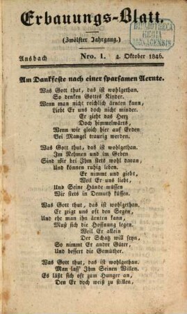 Erbauungsblatt. 12, 12. 1846/47