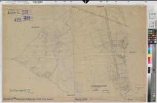 Coesfeld, Stadt und Kirchspiel (Coesfeld), Umlegung Stockum-Gaupel, Schätzungsriß 13 Coesfeld, Kspl. Plbl. 26,1