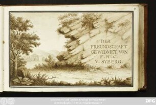 Der| Freundschaft| Gewidmet. : Stammbuch Friedrich Heinrich Carl von Syberg