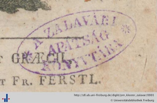 [Provenienz]: Kloster Zalavár
