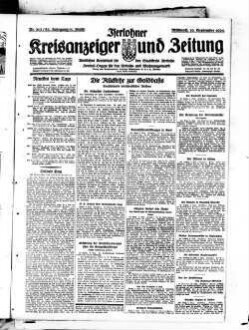 Iserlohner Kreisanzeiger und Zeitung. 1898-1949