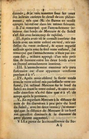 Avertissement au sujet des observations qu'il conviendra de faire le 6 Juin 1761. Vénus passant sur le soleil