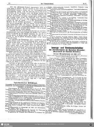 Innungs- und Vereinsnachrichten des Zentralverbandes der Deutschen Uhrmacher