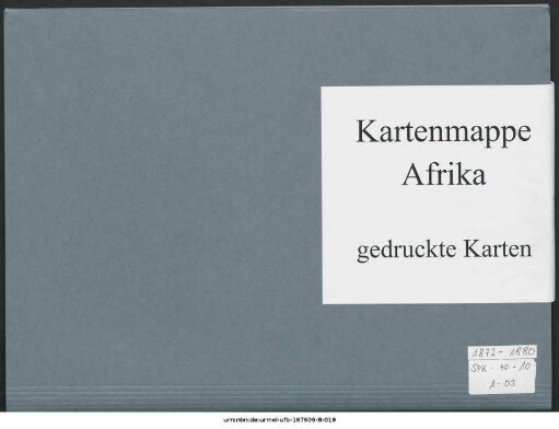 Marokko : 1872-1880 : Kartensammlung