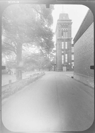 Rheine, Walshagenstraße 127/149. Ehem. Baumwoll-Spinnerei und Weberei Hermann Kümpers (1905-1907). Eingangsseite