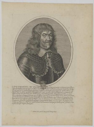 Bildnis des Louis Emanuel de Valois d'Angoulême