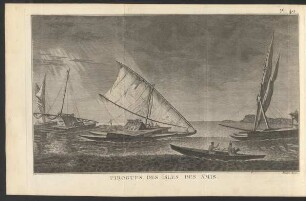 Pl. 40 Pirogues Des Isles Des Amis.