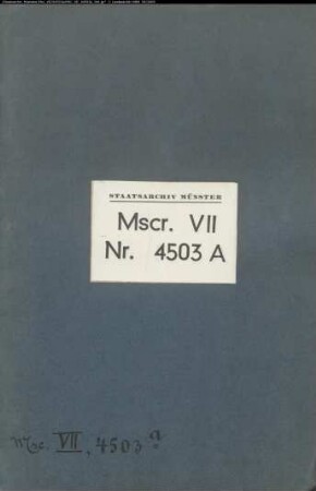 Abschriften von Urkunden und aus Akten des Klosters Böddeken
