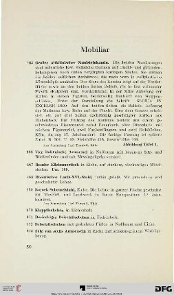 Mobiliar (Nr. 465-534)