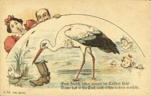Euer Storch leider immer im Trüben fischt [...]