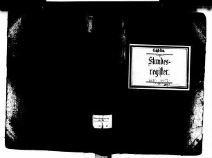 Eichstetten FR; Evangelische Gemeinde: Standesbuch 1849-1857 Eichstetten FR; Israelitische Gemeinde: Standesbuch 1849-1857
