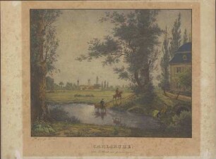 Carlsruhe, von Gottesau aus genommen
